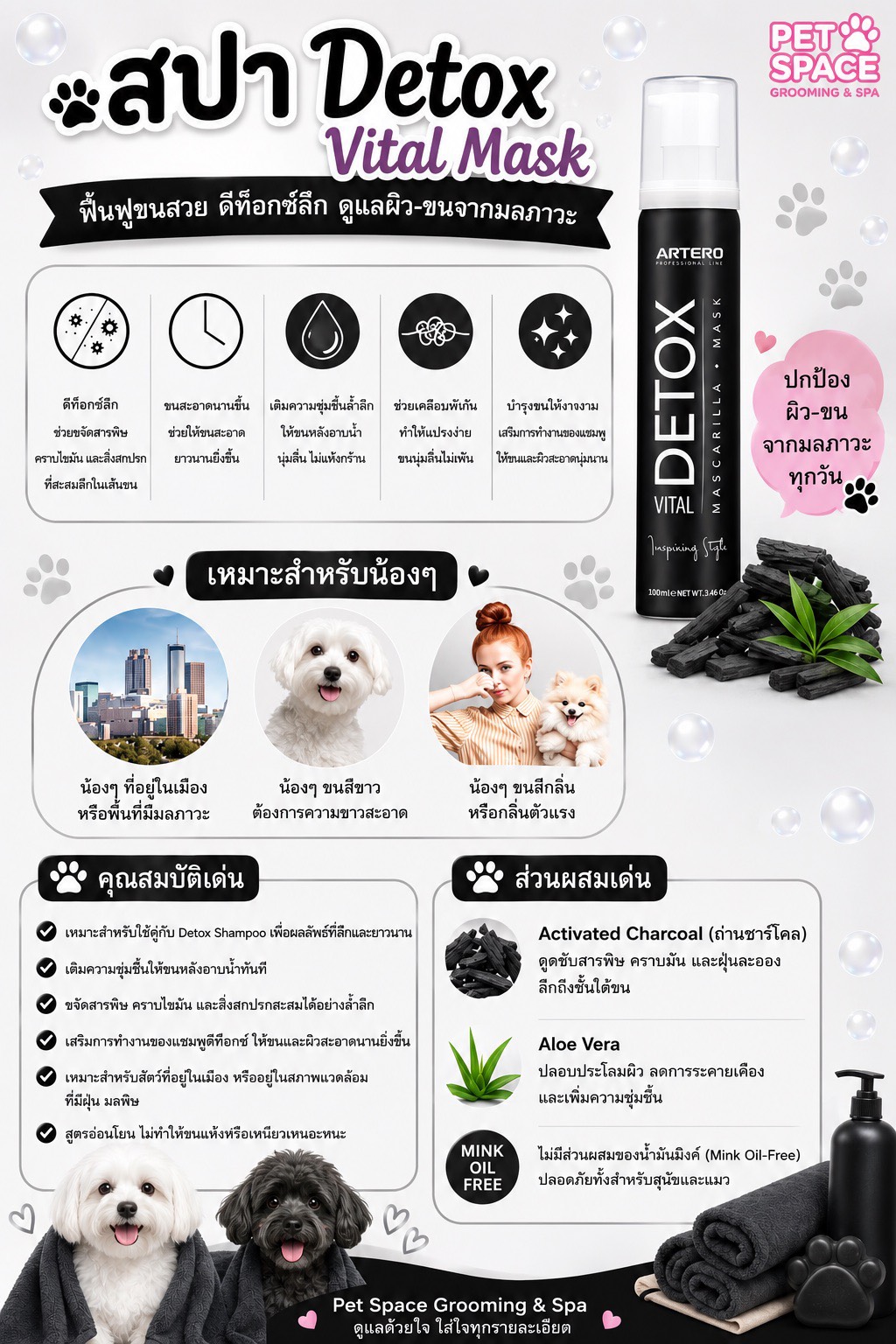 สปา Detox สุนัขคืออะไร? เหมาะกับน้องหมาในเมืองยังไง